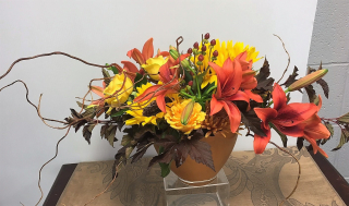 Thankful in so many ways arrangement $150.00