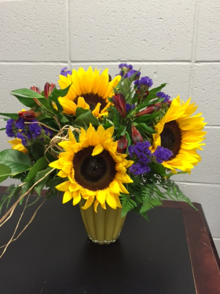Sunny side of Fall vase $100.00