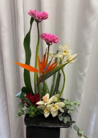 Momma, we love you!!!! flower arrangement $ 145.00