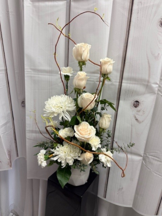 "Love and Support" flower arrangement $ 85.00